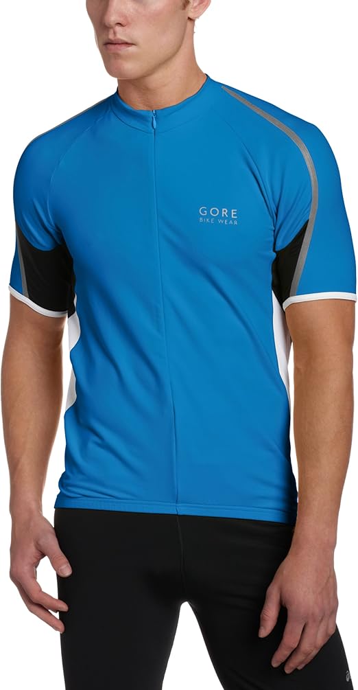 Gore Bike Wear Men's Phantom Jersey Splash Blue/White, Medium
