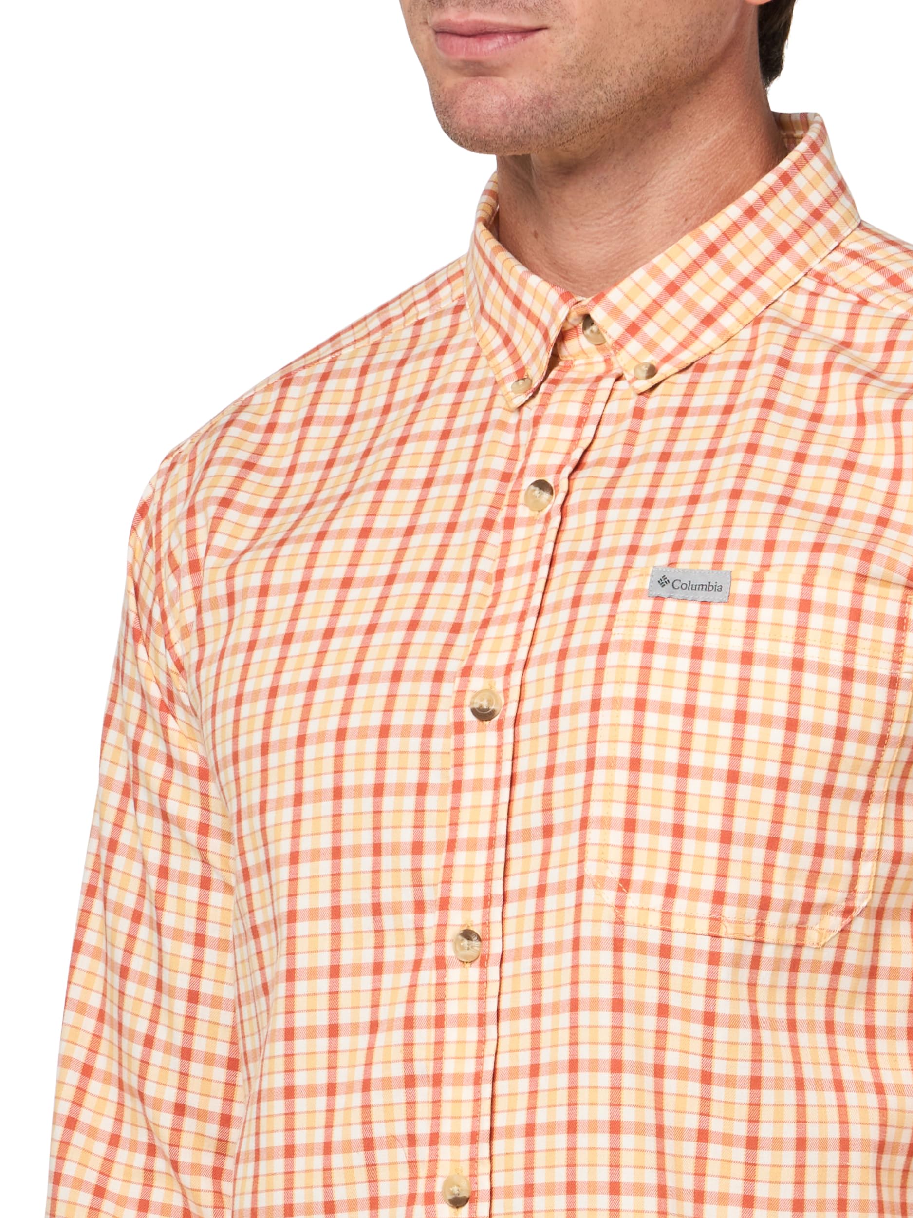 Columbia Rapid Rivers II - Camicia A Maniche Lunghe Camicia da Trekking Uomo (Pacco da 1)