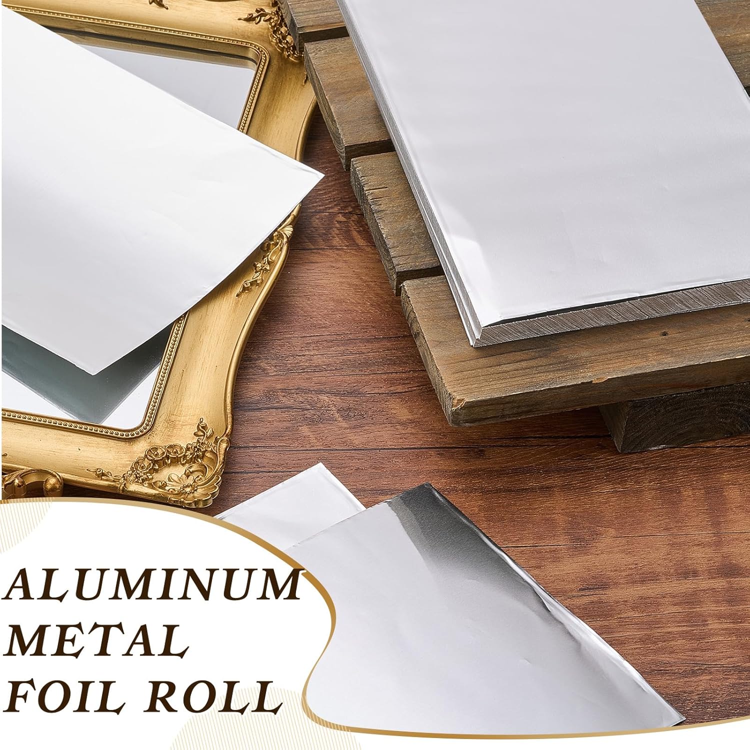 Yaocom 50 Packs Aluminum Metal Crafts DIY Foil Thick for Art Project Aluminum Flashing Roll Wide Sheet Multipurpose Metal Sheets (7.8 Inch X 11.8 Inch X 0.07 mm,Silver)