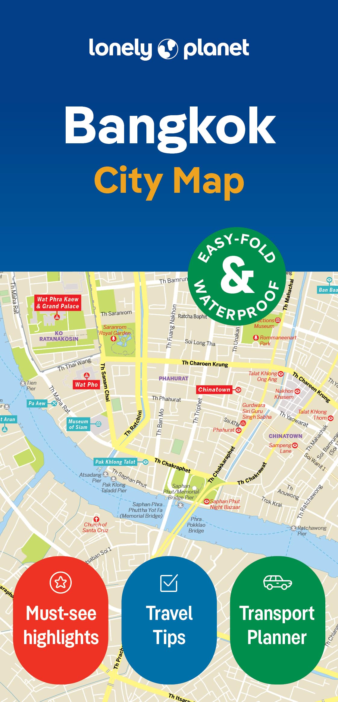 Lonely Planet Bangkok City Map by Lonely Planet (Sheet map, folded)