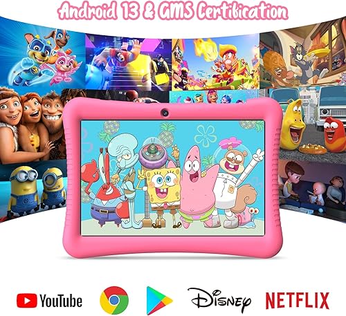 Miniatura 2 de MOOKIA Tableta para niños de 10 pulgadas Android 13 Tablet para niños 3-12 Quad Core 3+32GB Cámara dual GMS certificado WiFi Tablet control parental