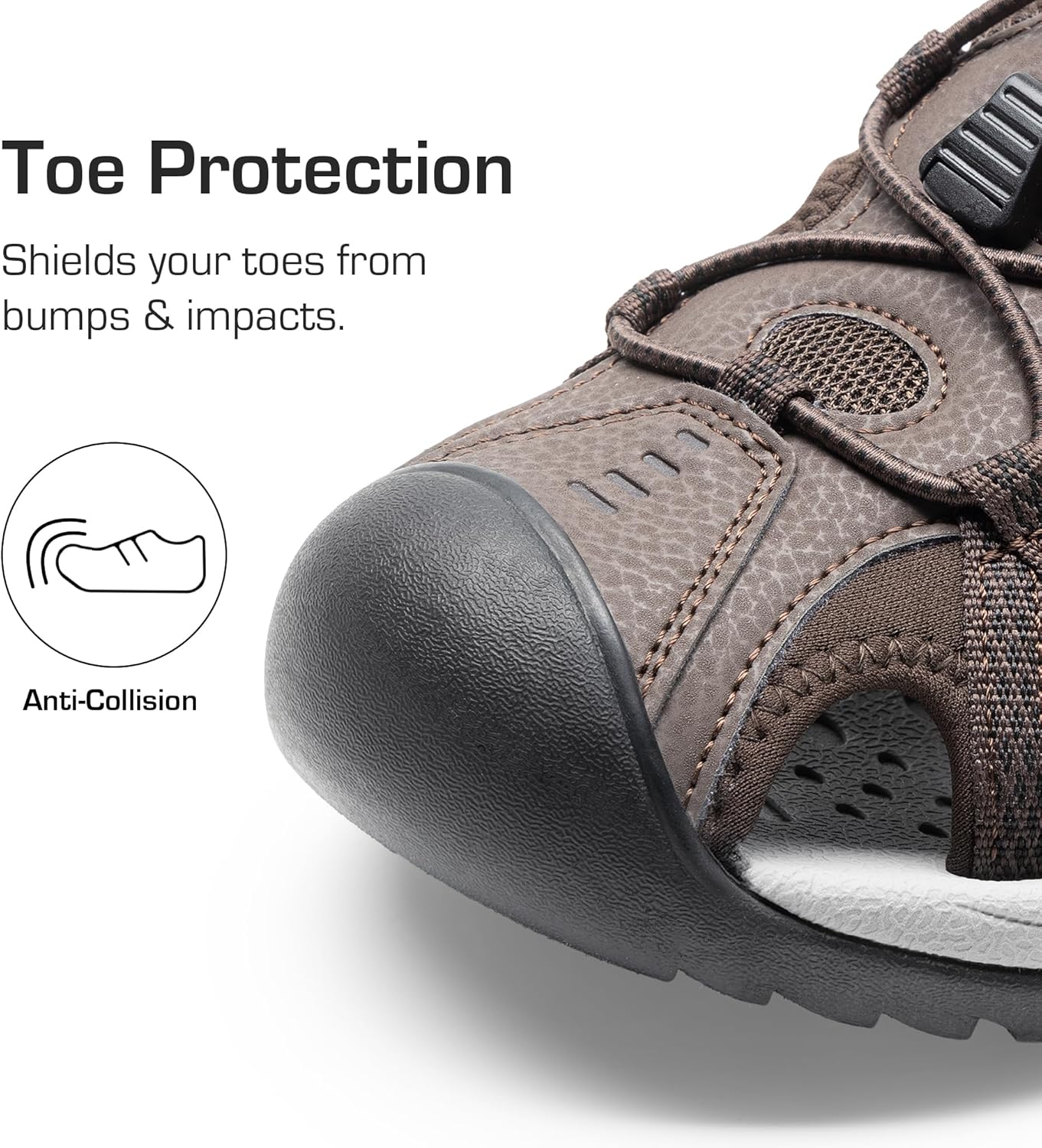 DREAM PAIRS Men's Sandals Hiking Water Sport Athletic Beach Outdoor Comfortable Casual Closed Toe Summer Sandal Shoes - Image 5