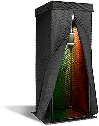 Cabine vocal profissional "Snap Studio" | Pedra rolante recomendada nº 1 | Confiada por cantores e locuções | Grave vocais secos e livres de eco em casa | O melhor e original equipamento de estúdio de