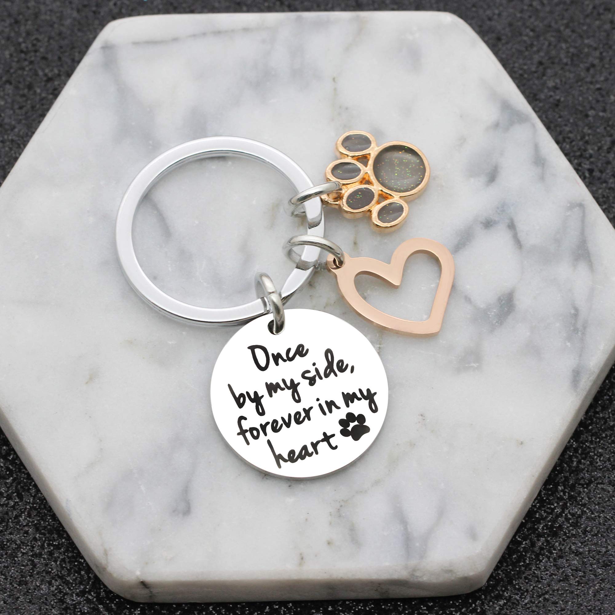 Portachiavi Commemorativo Per Animali - Ricordo Con Impronte Per Perdita Cane O Gatto - Foto 4