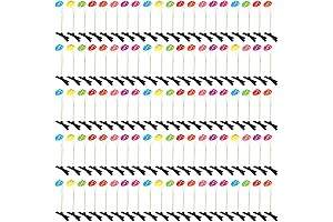 100 Pieces Kawaii Mushroom Hair Clips