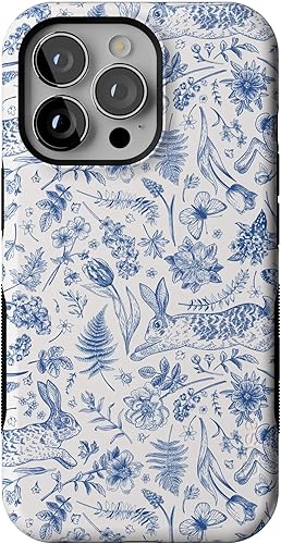 Vista 649 de Casely iPhone 13 Pro Case Compatible with MagSafe Blue Marble Case