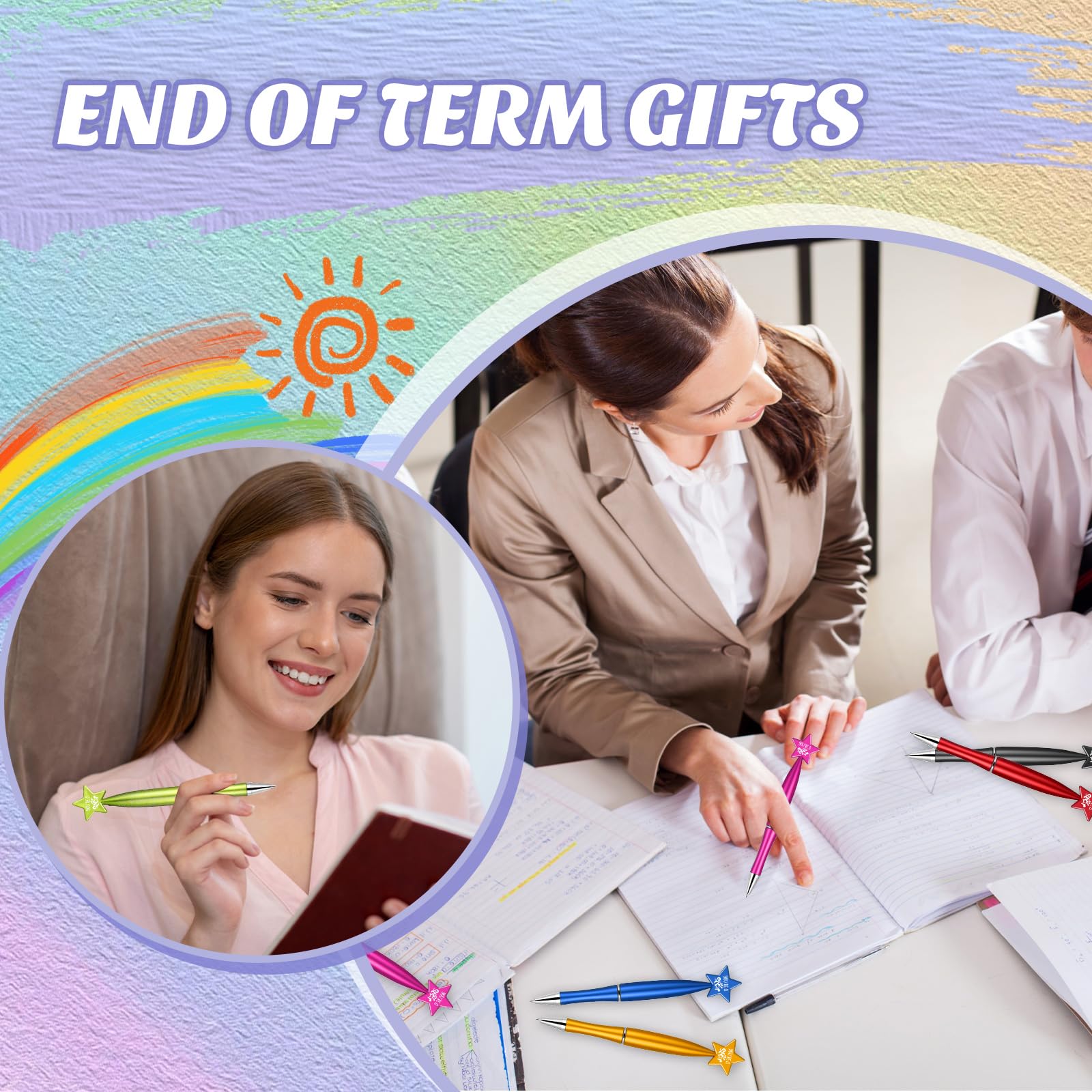 You're A Star Ballpoint Pens Bulk 50 Pack - Teacher Student Employee Appreciation Gifts