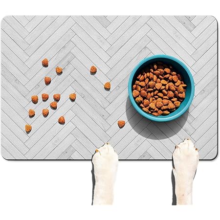 New Home Essentials MontVoo-Absorbent Pet Feeding Mat-No Stains