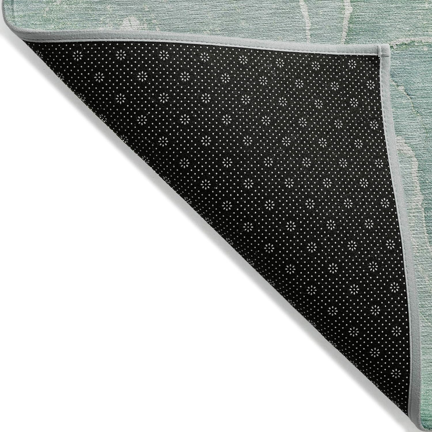 Addison Rugs Chantille ACN511 Teal 1'8" x 2'6 Indoor Outdoor Area Rug, Stain Resistant, Machine Washable, Non Shedding, Bedroom, Living Room, Dining Room, Kitchen Rug
