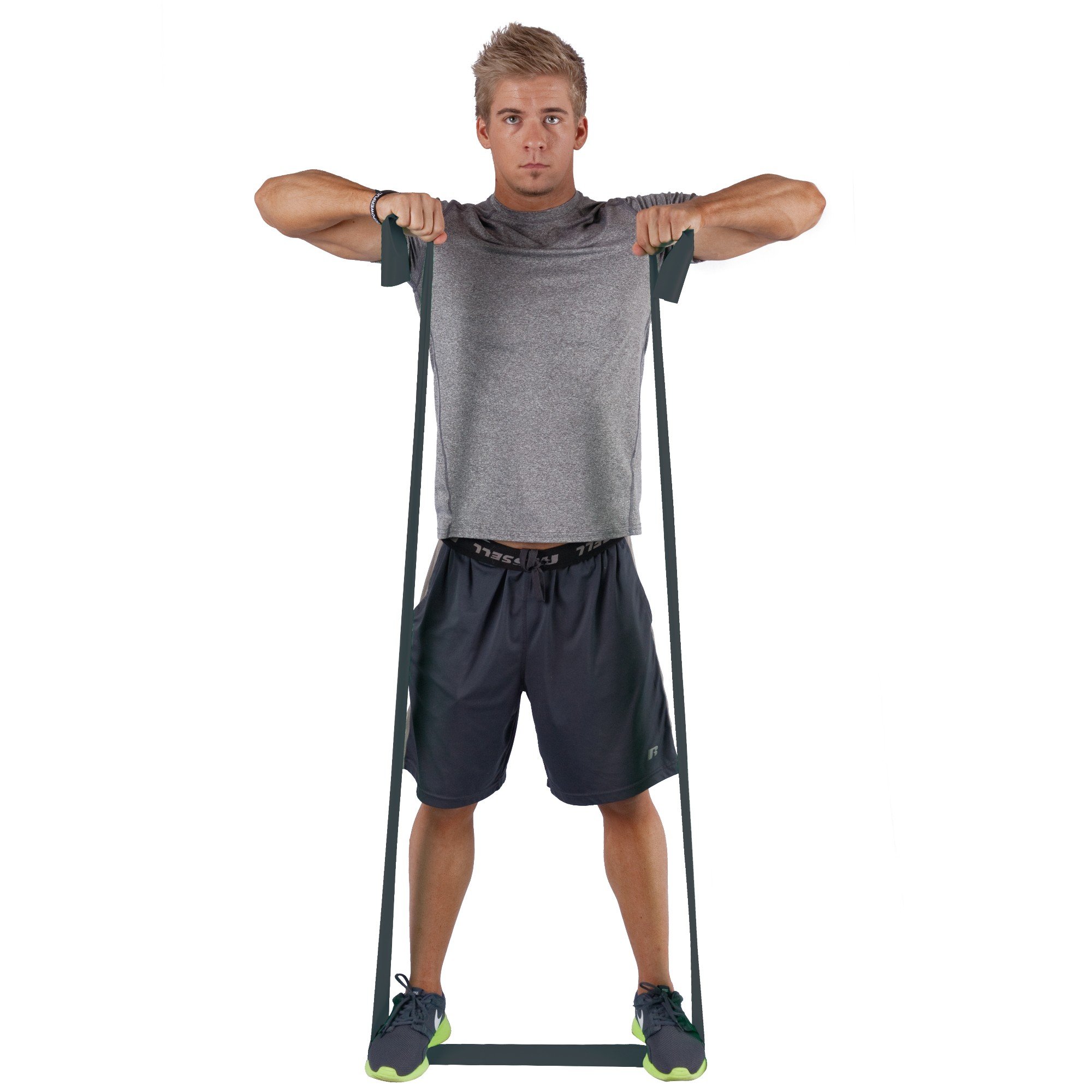 Spirit LatexFREE - Fascia Piatta Super Pesante per Ginnastica, Senza Lattice, 22,5-27 kg