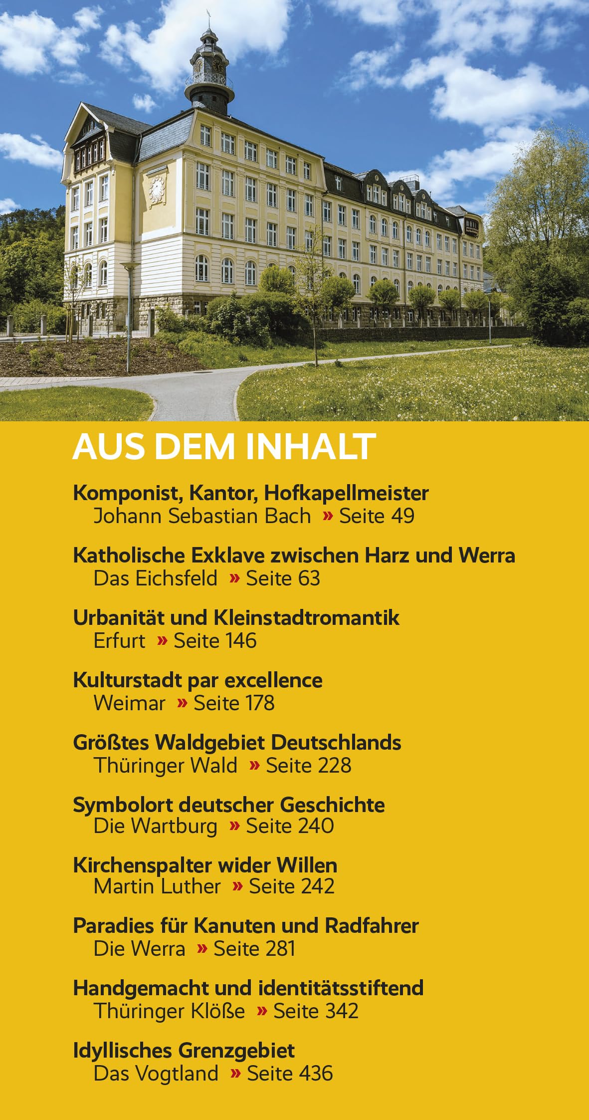 TRESCHER Reiseführer Thüringen: Erfurt, Weimar, Jena, Gotha, Eichsfeld, Thüringer Wald, Werratal, Vogtland und Saaletal