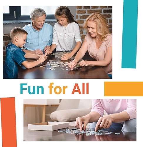 Miniatura 5 de The Game Club - Paquete de rompecabezas de especies animales - Rompecabezas de dos 500 piezas de razas de gatos y animales de safari - Diversión