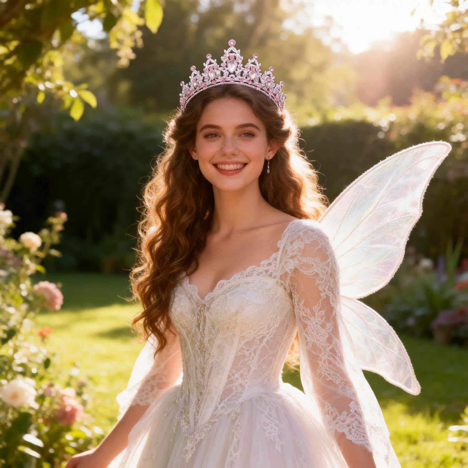 Kamirola - Queen Crown and Tiaras Princess Crown for Women Crystal Headbands for Bridal, Princess for Wedding and Party - Image 2