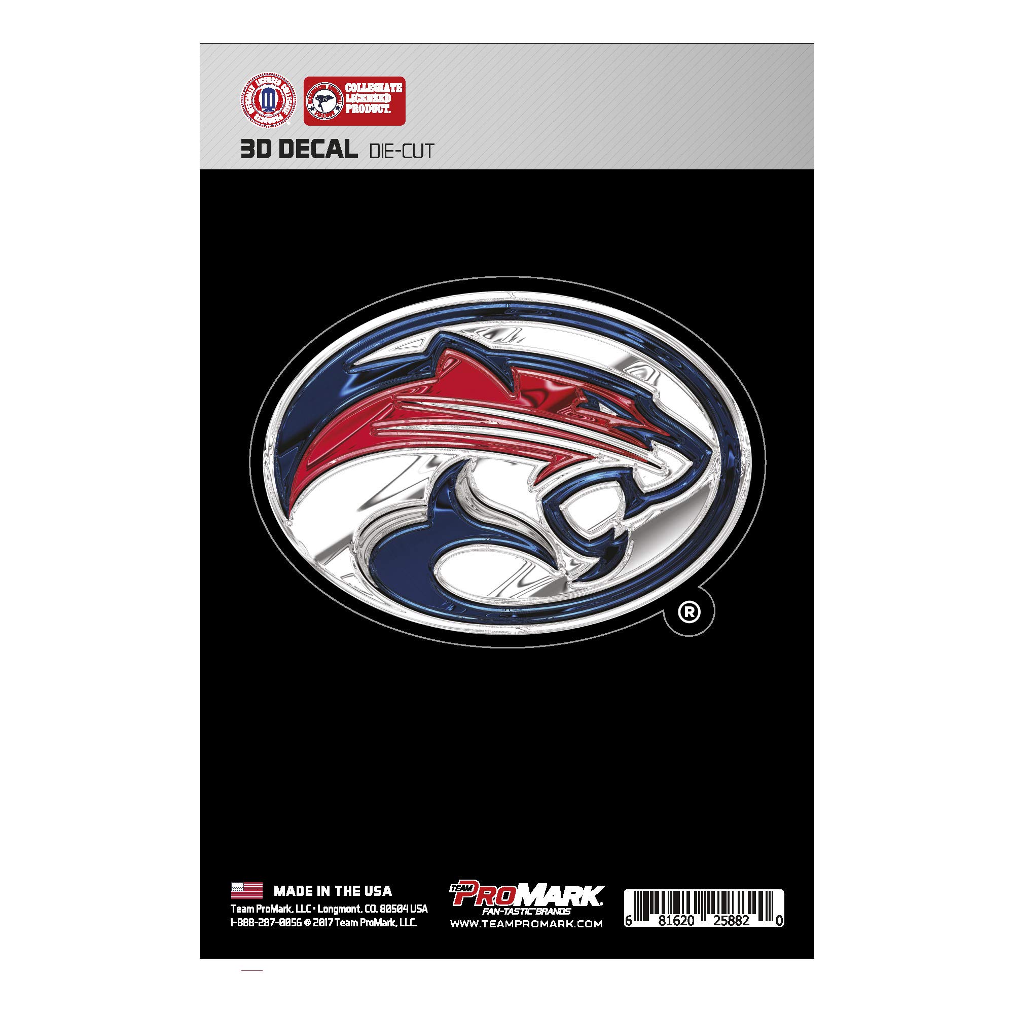 FANMATS 62812 Houston Cougars 3D Decal Sticker