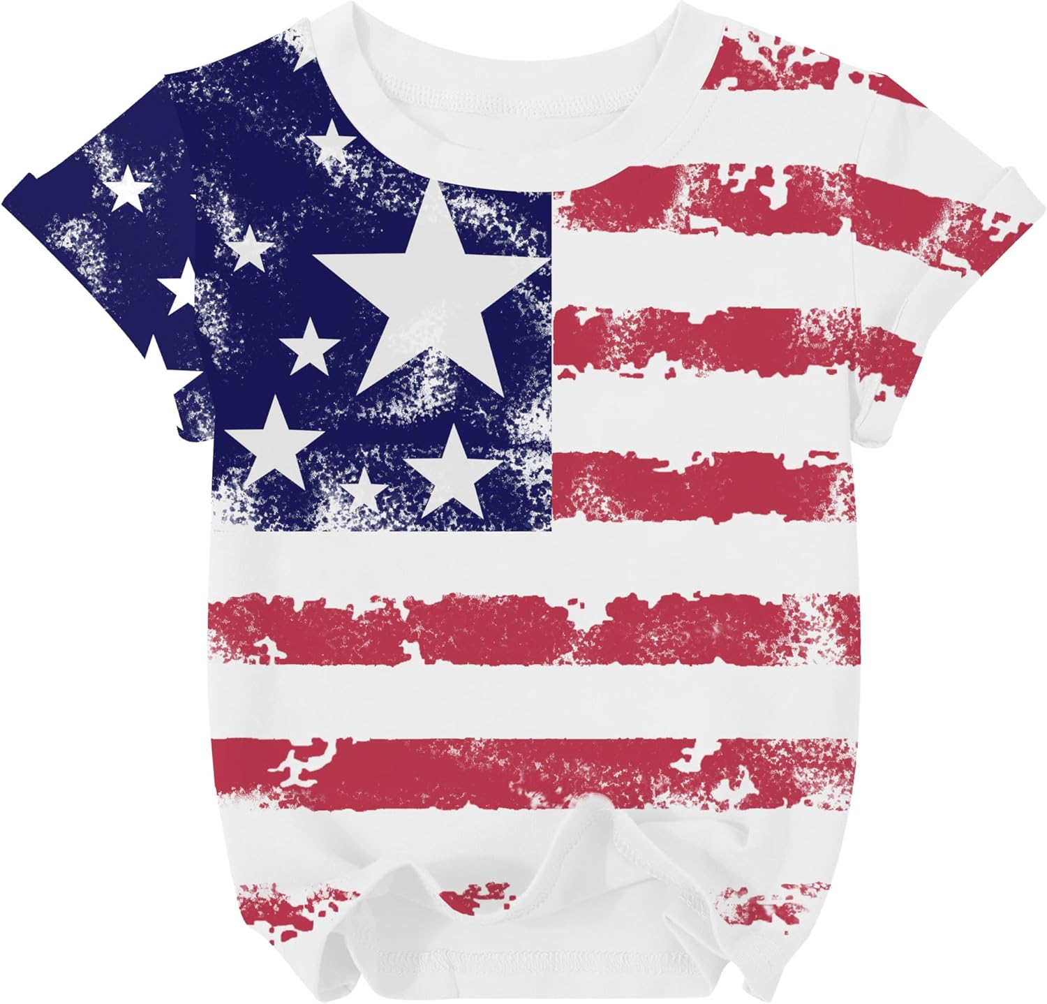 4th of July Shirts Toddler Girls Boys American Flag Shirts Kids Patriotic Independence Day Outfit 5-12 Years