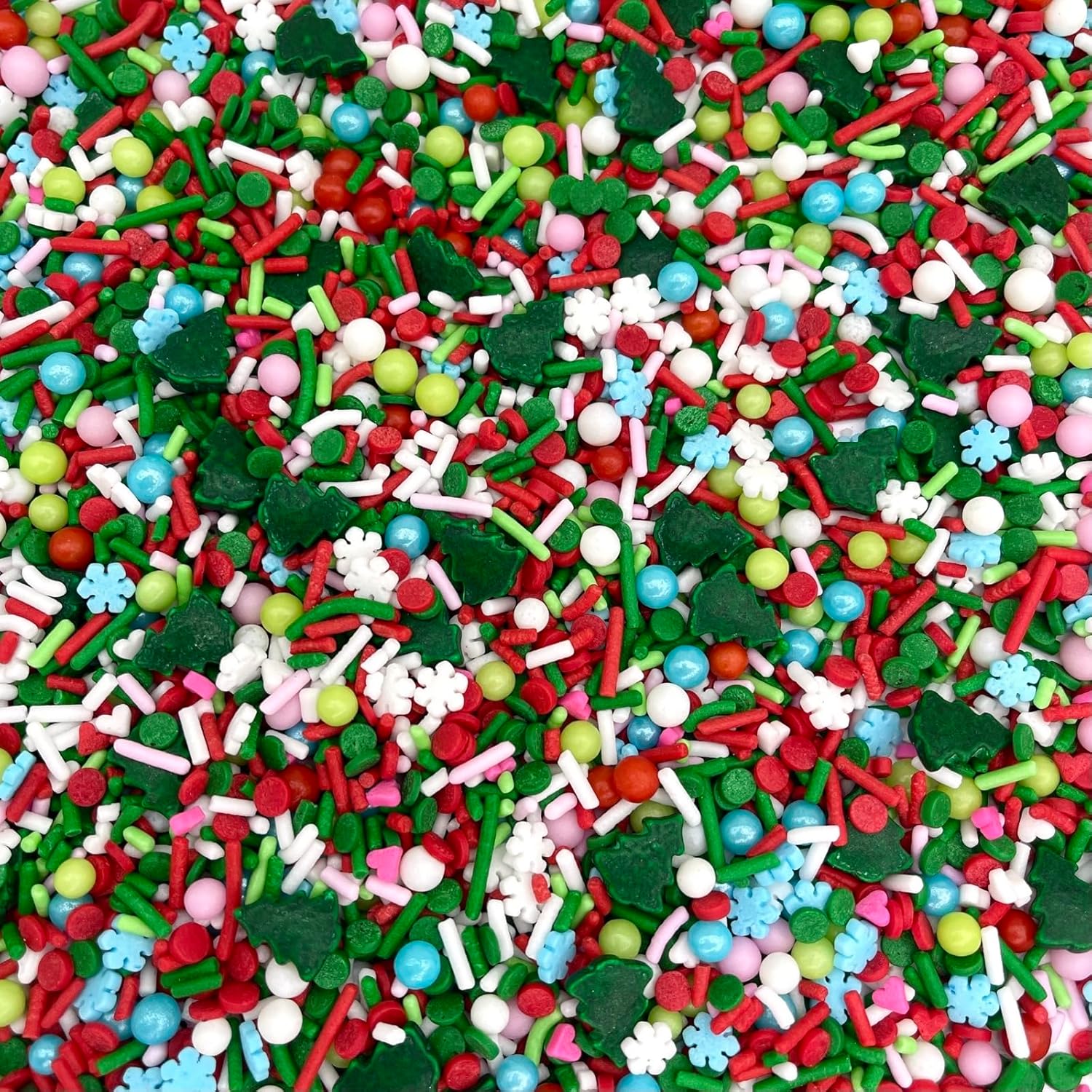 Manvscakes | 4 oz Vintage Christmas sprinkles | Cake sprinkle | Cookie sprinkles | Baking | Holiday sprinkles | Pink and green sprinkle - Image 4