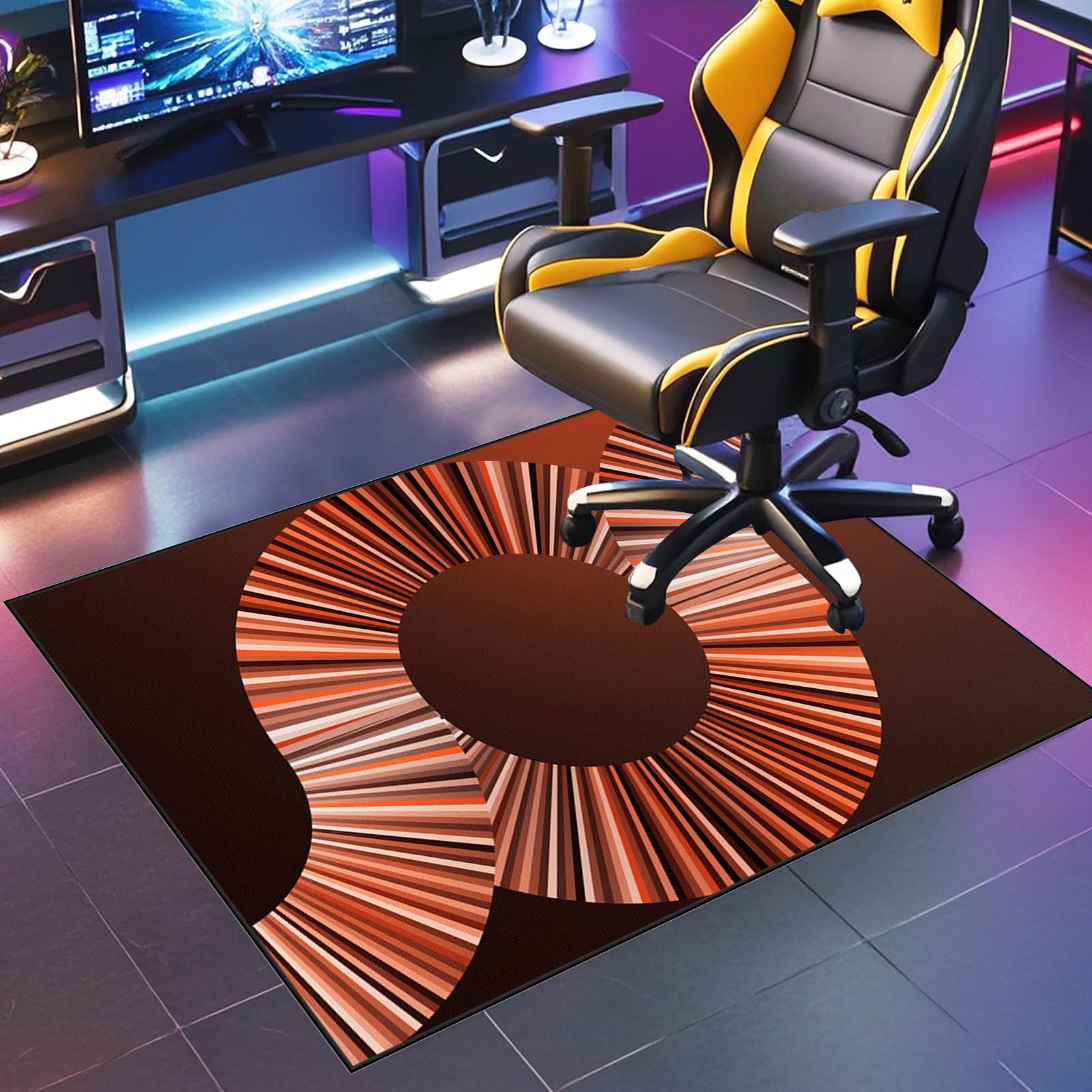 Office Chair Mat for Hardwood Floor | Heavy Duty Desk Chair Mat for Carpeted Floors | Non-slip Carpet Protector Chair Mat 140 x 180 cm | Floor Protectors for Chairs Gaming Chair Mat Floor Protectors