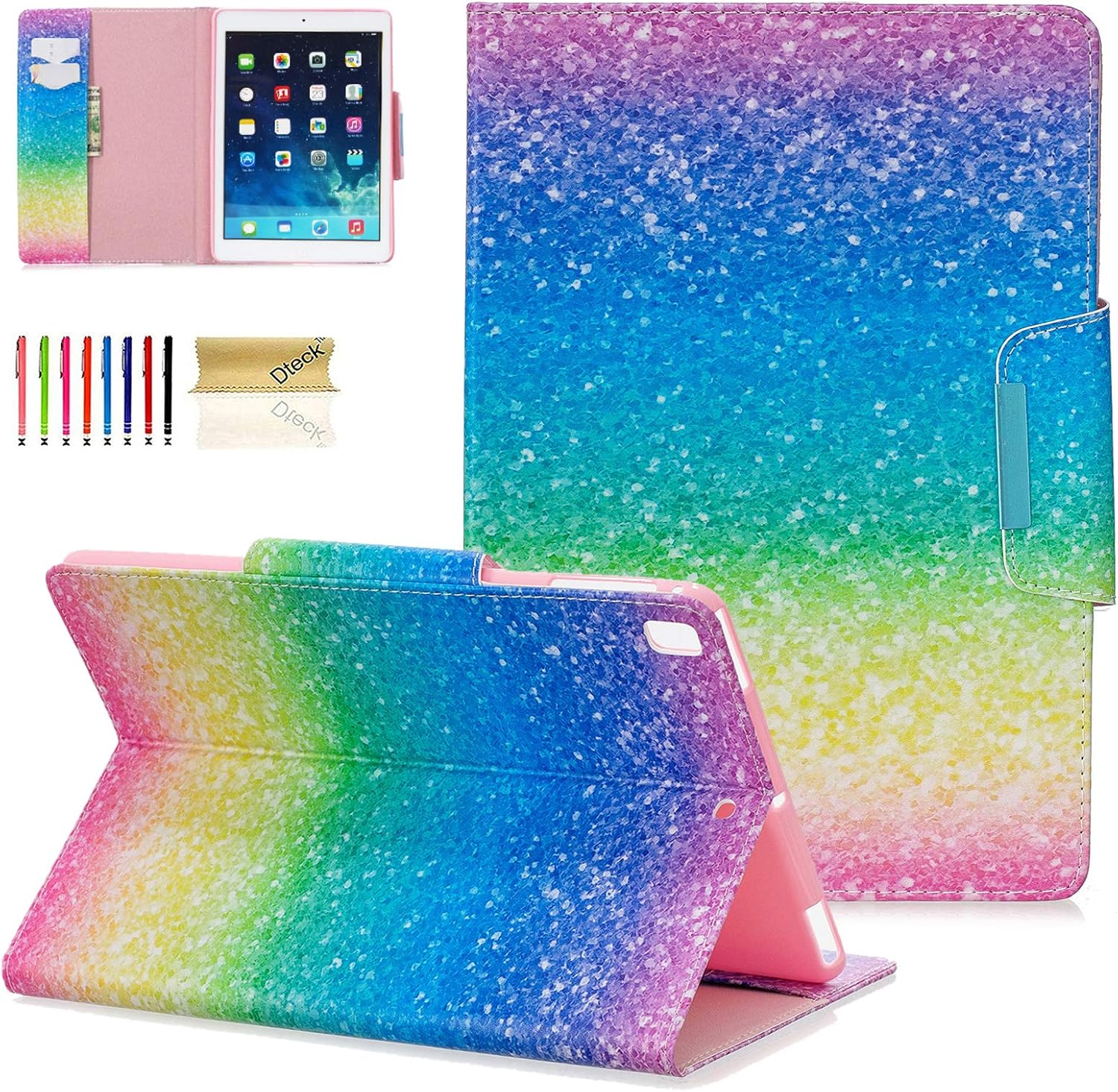 Dteck Case for iPad 9.7 2017 2018, iPad Air Case, iPad Air