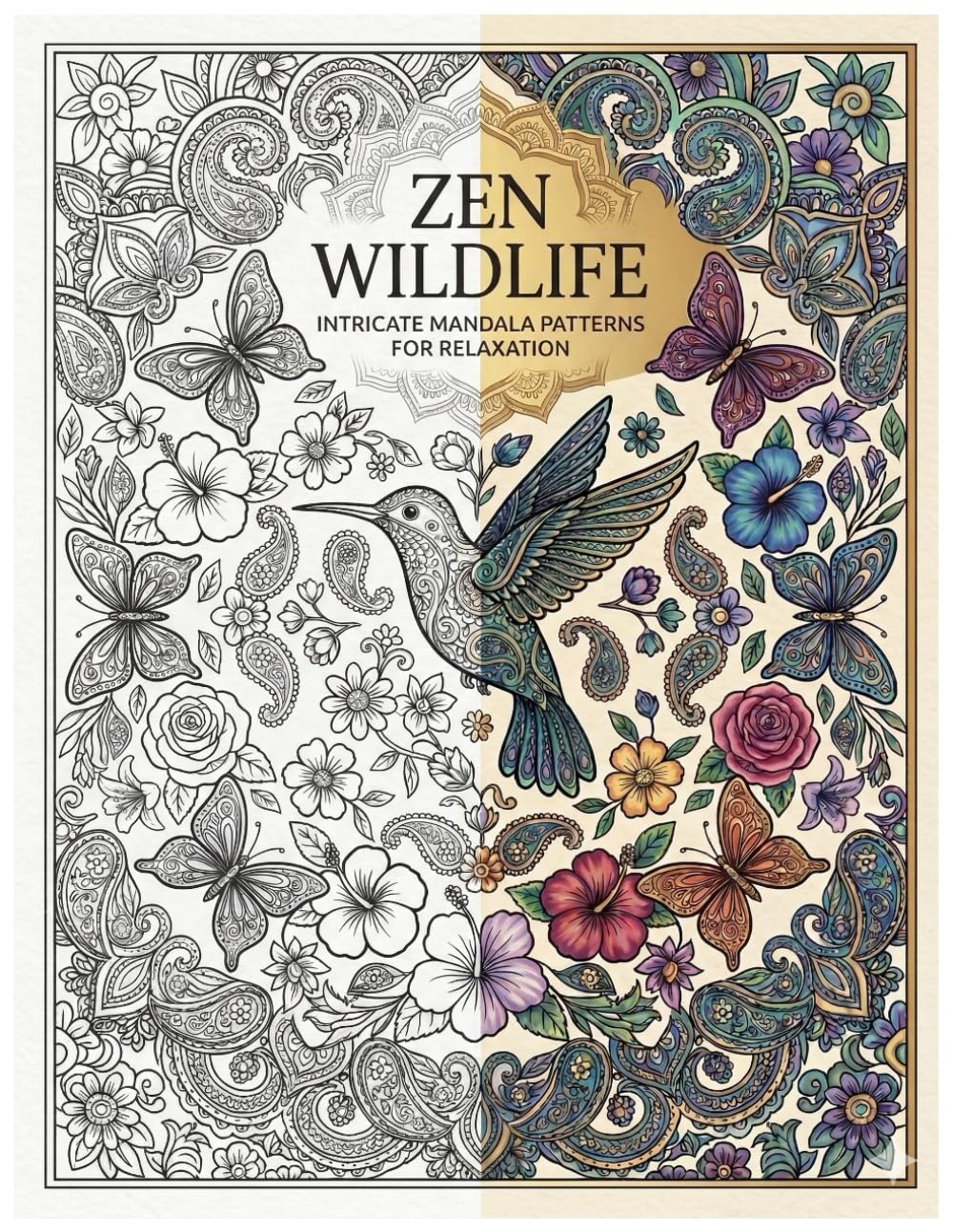 Zen Wildlife: Intricate Mandala Patterns for Relaxation