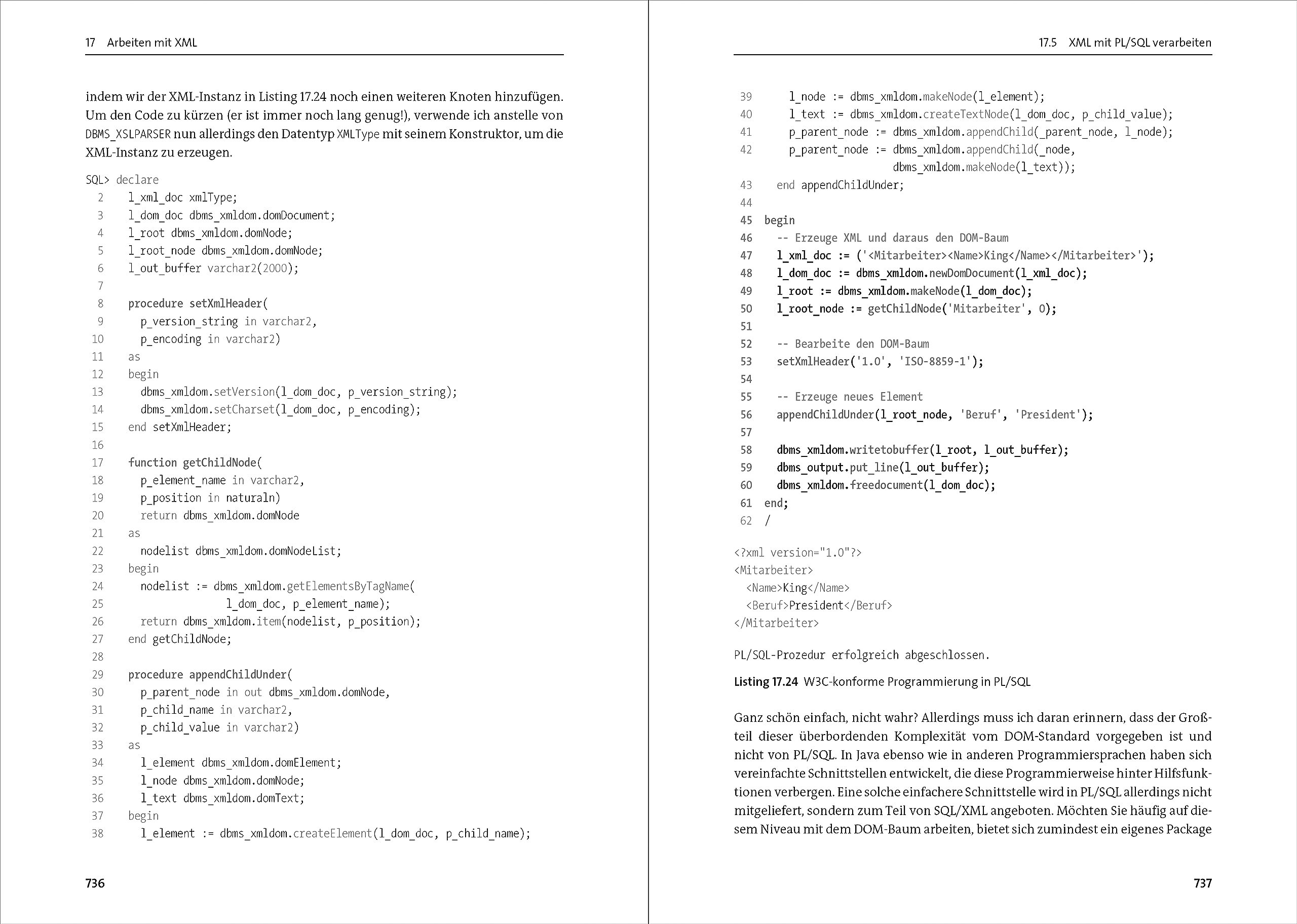 Oracle PL/SQL: Das umfassende Handbuch für Datenbankentwickler. Aktuell zu Oracle 19c und 21c