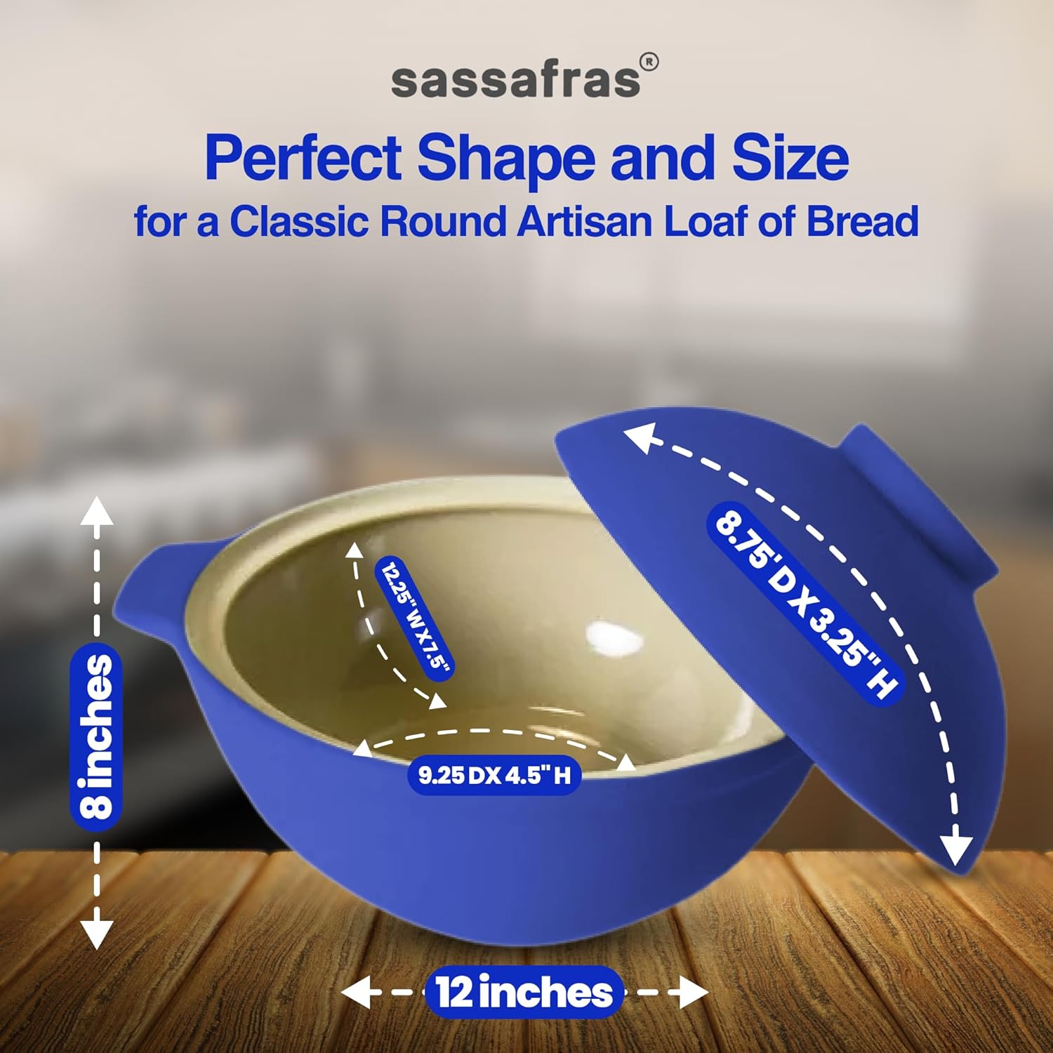 Sassafras Parent Bread Dome (Blue)