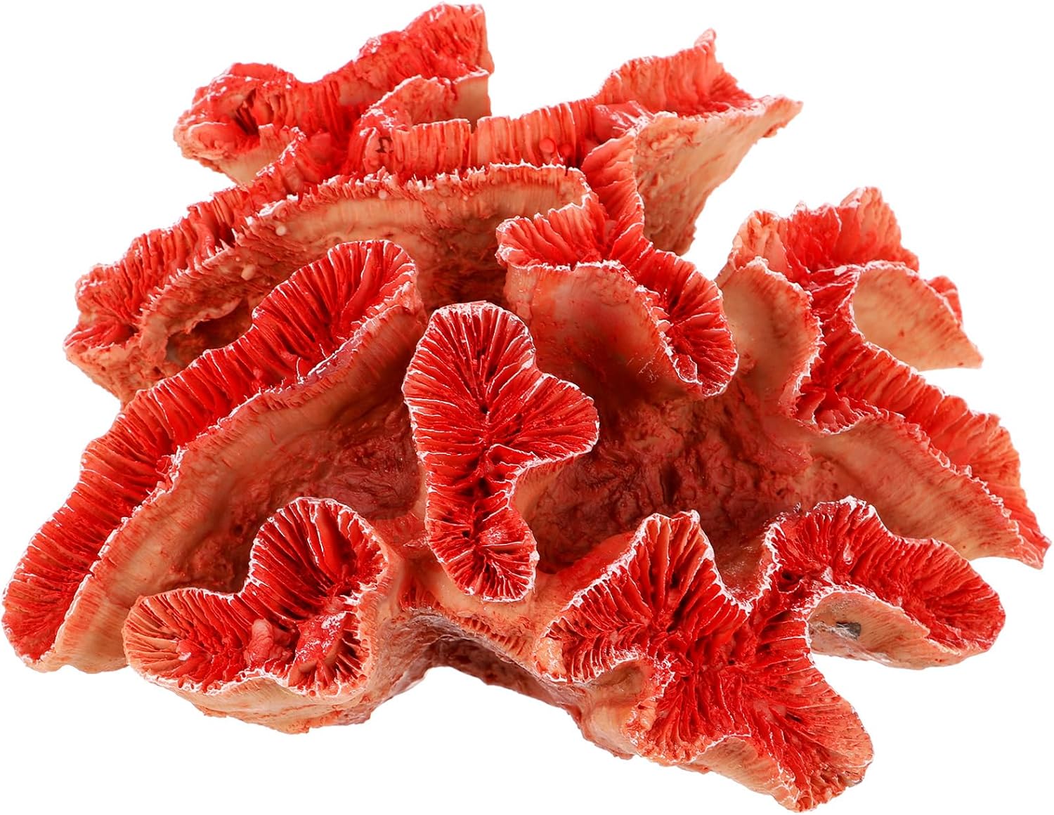 BESPORTBLE large coral reef decor for fish tank resin coral coral reef for aquarium fish aquarium decoration coral reef small fish tank plant artificial aquarium plants petals