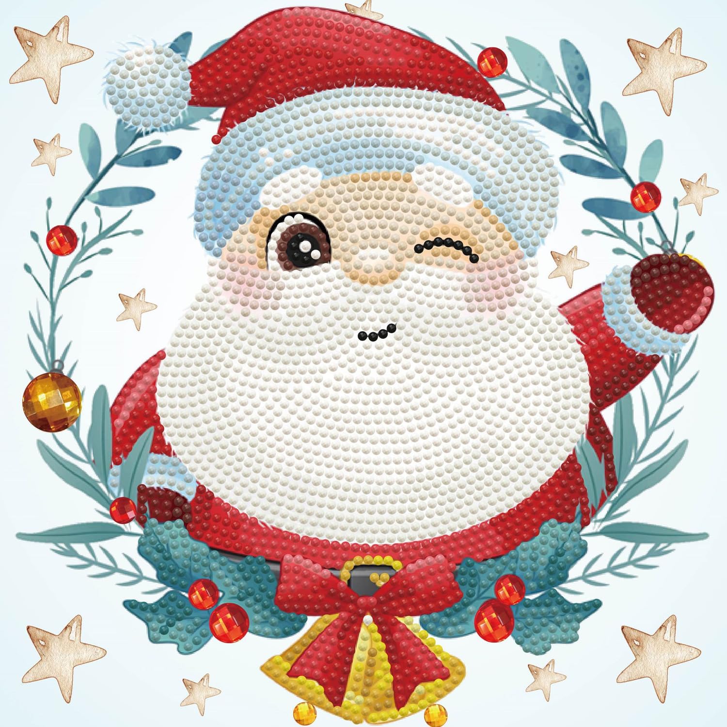 Amazon.com: DIAMOND DOTZ Christmas Trio Santa Diamond Painting