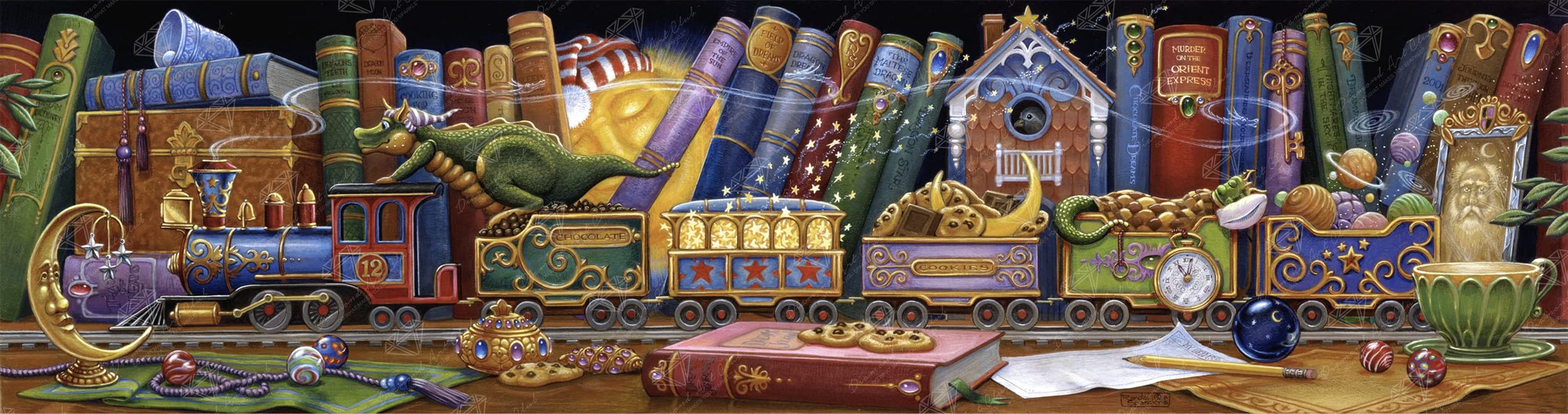 DIAMOND ART CLUB Train of Dreams : Amazon.sg: Home
