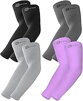 Vista 30 de BHYTAKI Mangas de Protección Solar UV, Mangas de Compresión de Brazo con Enfriamiento UPF 50 para Deportes para Hombre Mujer Adolescente