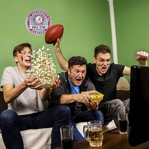 Miniatura 5 de Hanna's Handiworks - Letrero de pared vintage de metal envejecido de 13 pulgadas de University of Alabama NCAA SEC, muestra tu espíritu escolar UA