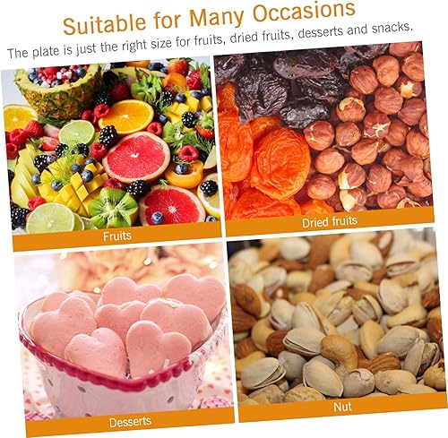 Miniatura 8 de Bandeja de mimbre para servir de ratán, cesta de pan tejida de mimbre, plato de mimbre para aperitivos de galletas, cenas, mesas de café, desayuno