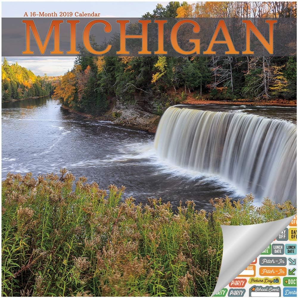 Michigan Calendar 2019 Set Deluxe 2019 Michigan Wall Calendar With Michigan Calendar 2019 Set Deluxe 2019 Michigan Wall Calendar With