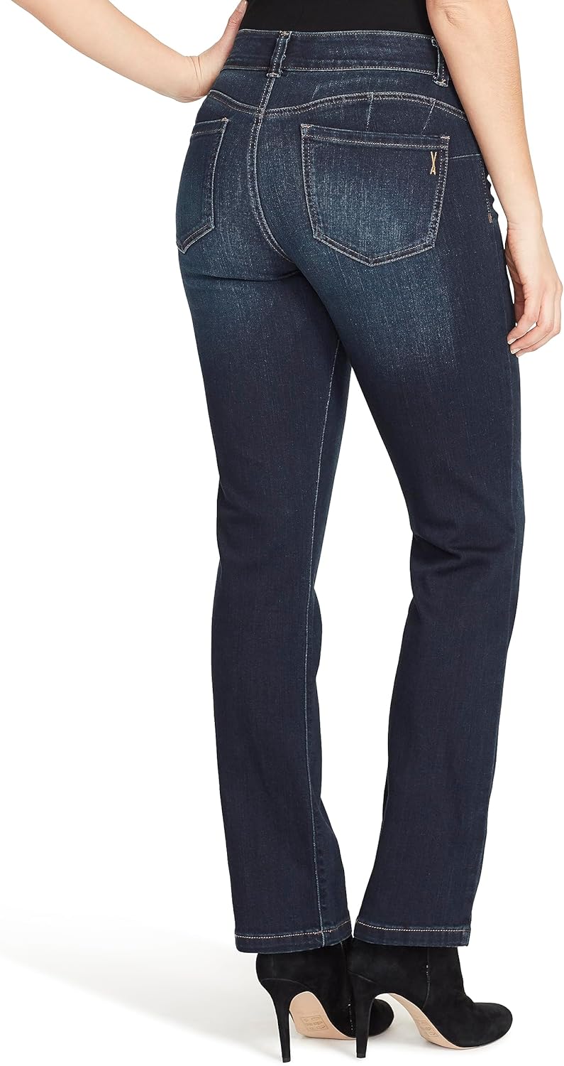 Vintage America Blues Women's F'ab Body Sculpt Straight Leg Denim Jean Pants - Image 2