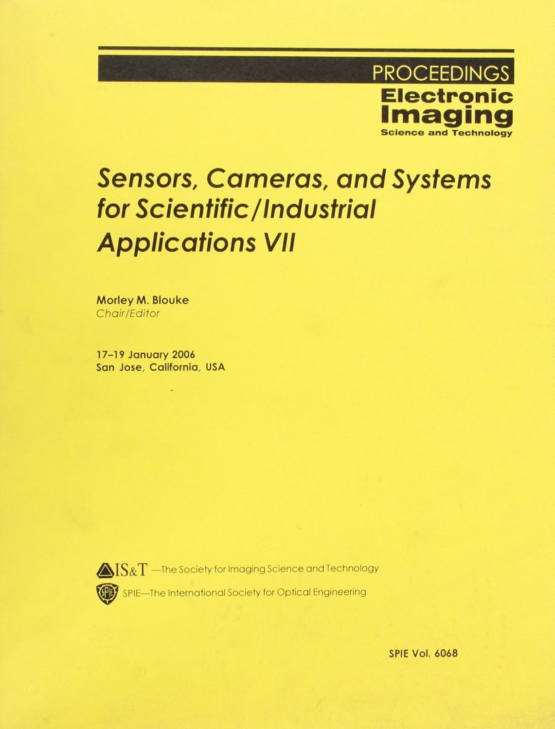 Sensors, Cameras, and Systems for Scientific/ Industrial Applications