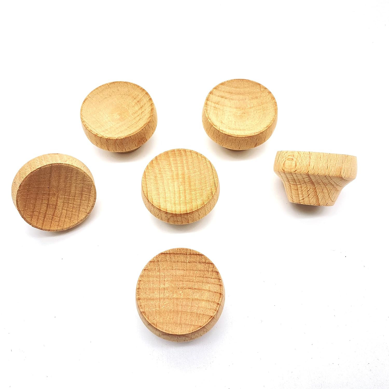 Right Choice Online Round Wood Knobs Pull Handles Furniture