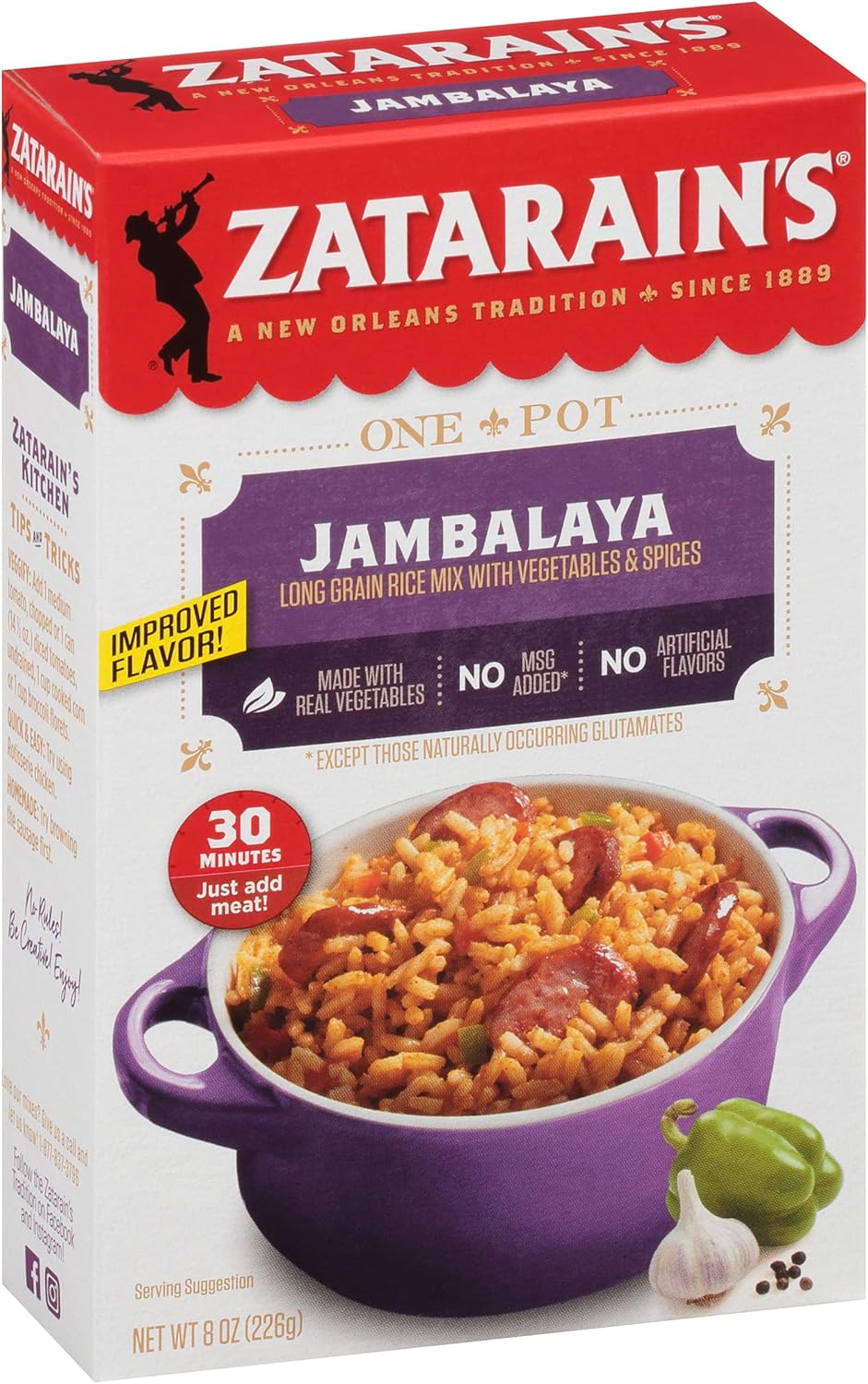 Zatarain Jambalaya Mix 227g Amazon.ca Grocery & Gourmet Food