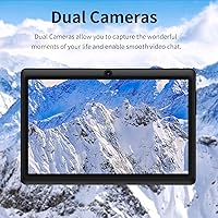 Vista 7 de PRITOM K7PRO Tablet de 7 pulgadas con funda de 32 GB - Tablet PC Android 13 con procesador de cuatro núcleos, pantalla HD IPS, cámara dual, WiFi