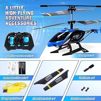 Amazon.com: A ALPHA RC Helicopter, 2.4G Remote Control Helicopter