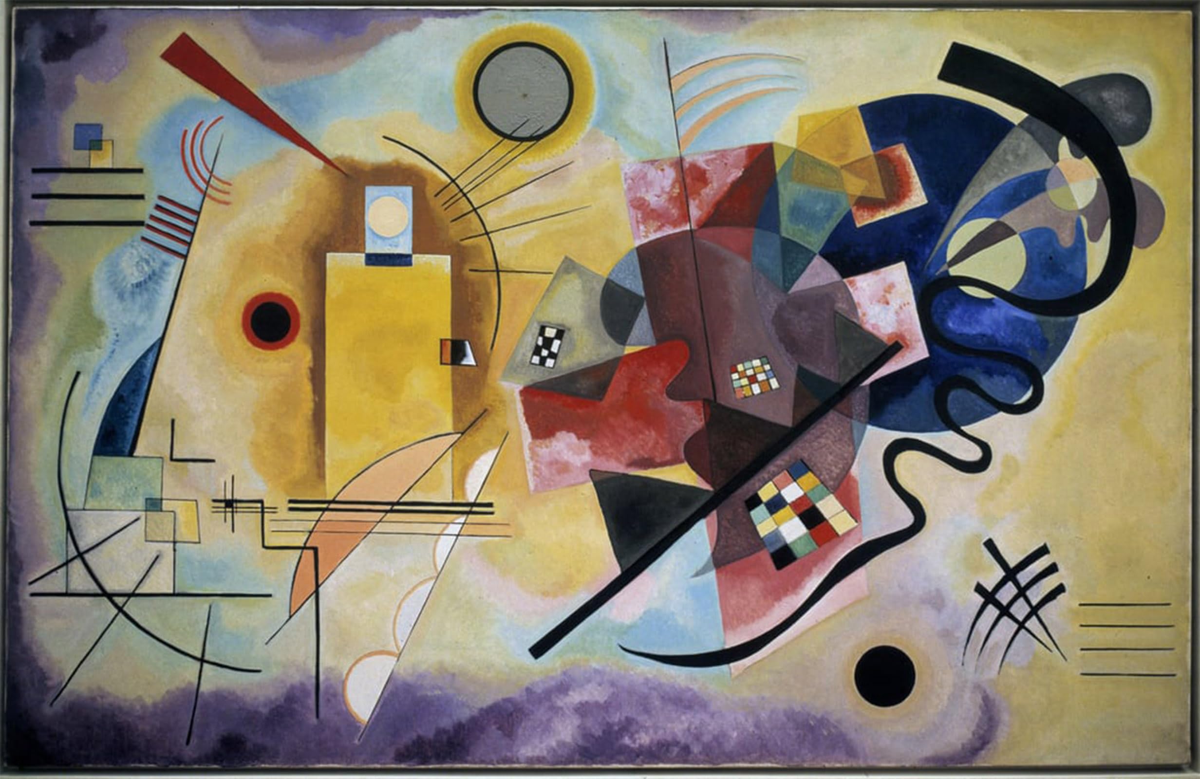 Artxlxxbn No Frame Famous Art Print Poster Vintage Wall Art Unbekanntes Bild By Wassily Kandinsky Canvas Art Poster For Home Decor 60X90cm