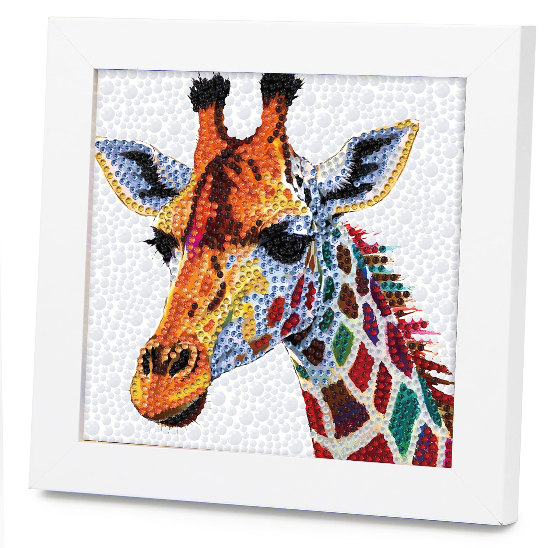 Diamond Art Kit - Giraffe Painting | Beginner Craft -1