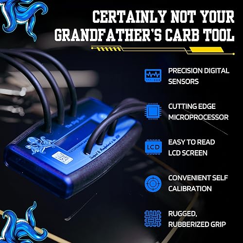 Miniatura 3 de 4 canales - The Digi Sync (modelo DS3) - Cuerpo del acelerador y herramienta de sincronización digital de carbohidratos  Sincronizador de carburador