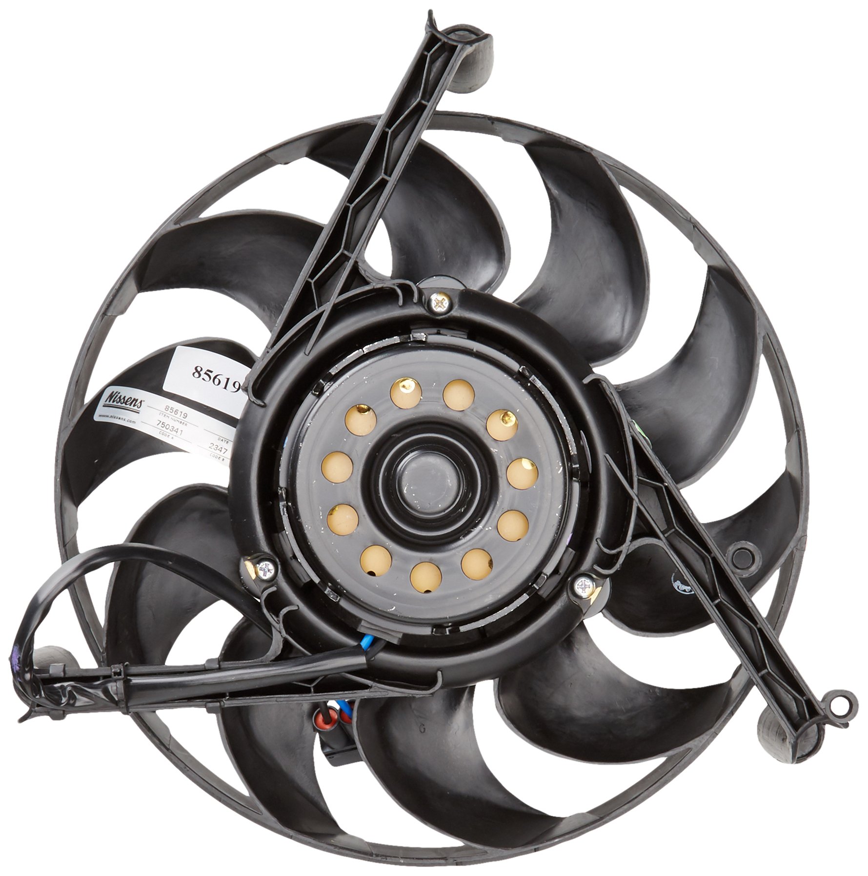 Radiator fan Single Fan 85619 NISSENS for VW TRANSPORTER / CARAVELLE Mk IV Bus