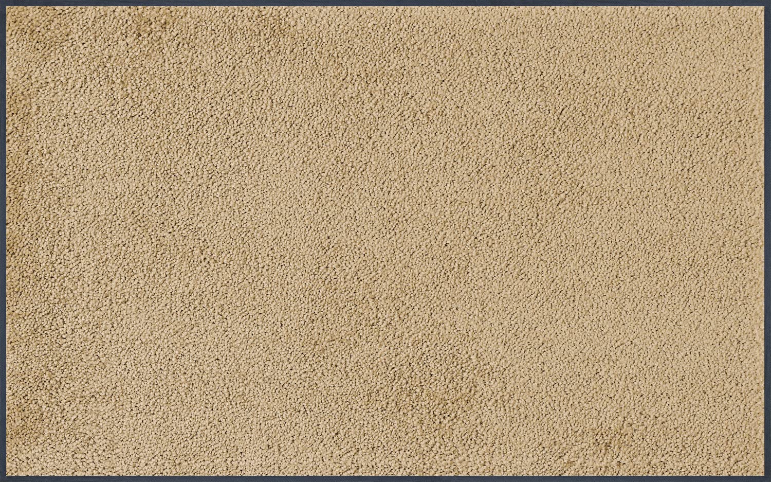 Wash and Dry Monotone Sahara Tan Non-Slip Washable Rug Doormat 29.5x47 in (Large)