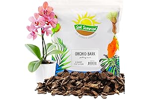 100% Organic Orchid Potting Bark (8 Quarts): Nourish Your Orchids with Nature's Best