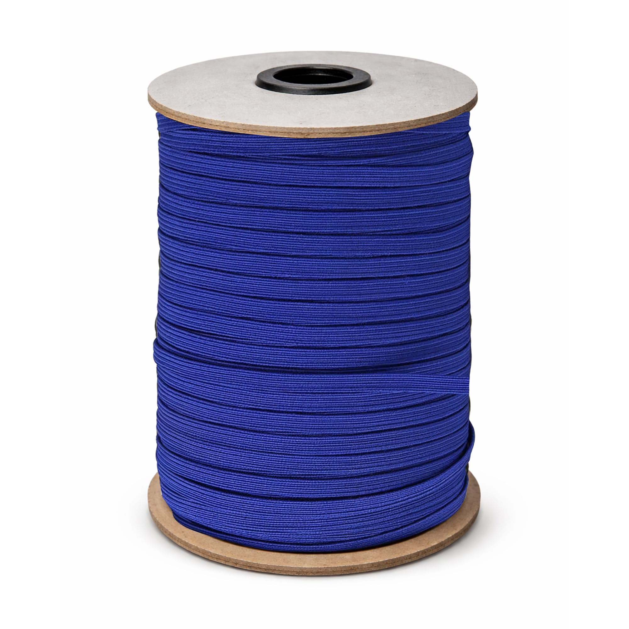 Trimming Shop 5mm (1/5 Inch) Flat Elastic Band - Adjustable, Stretch Elastic Cord for DIY Sewing, Art & Crafts Projects, Repair Clothing, Wig Making, Royal Blue, 100 Metres
