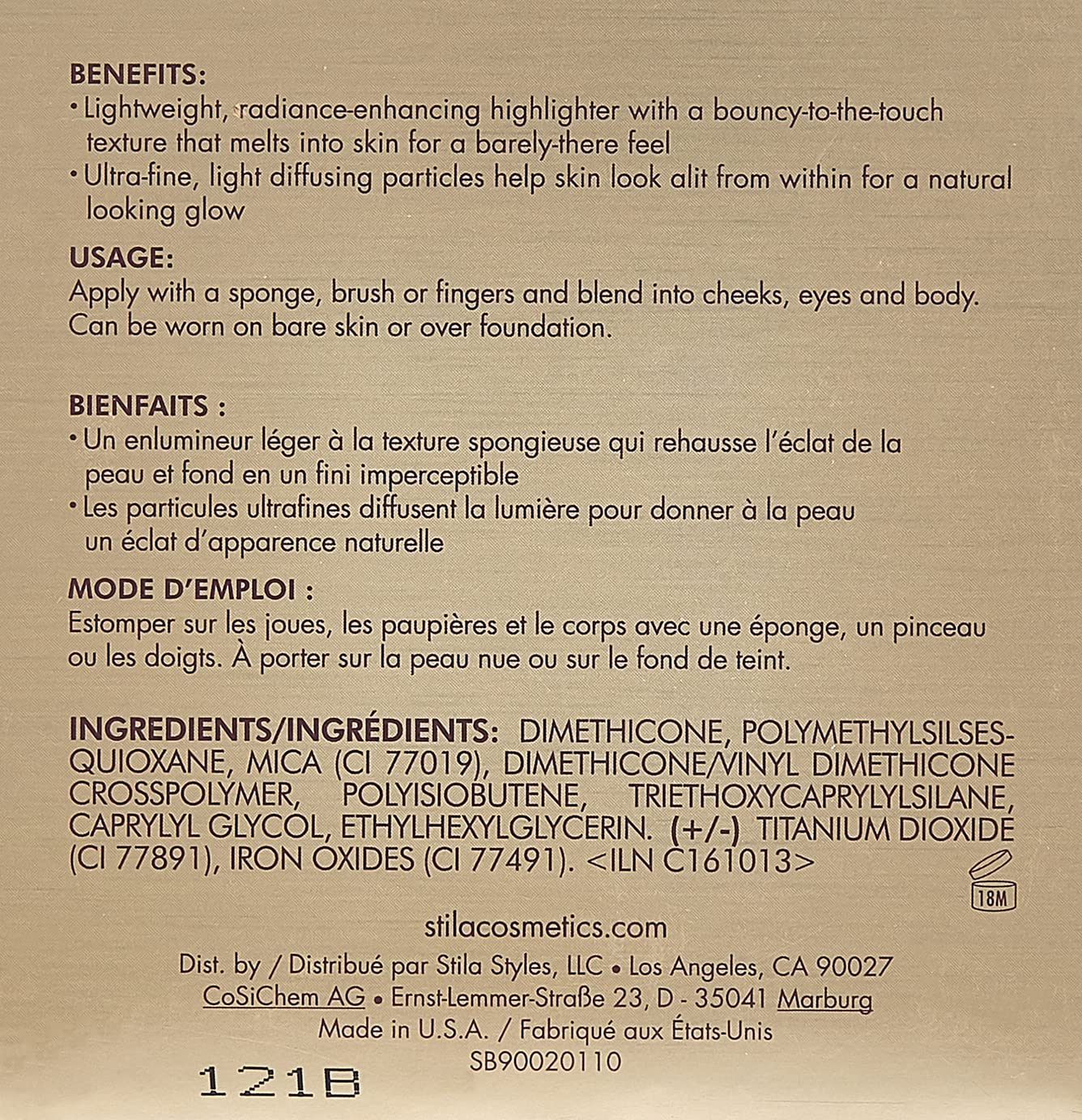 stila Heaven's Hue Highlighter, Kitten , 2.91x0.8x3 Inch (Pack of 1) : Beauty & Personal Care