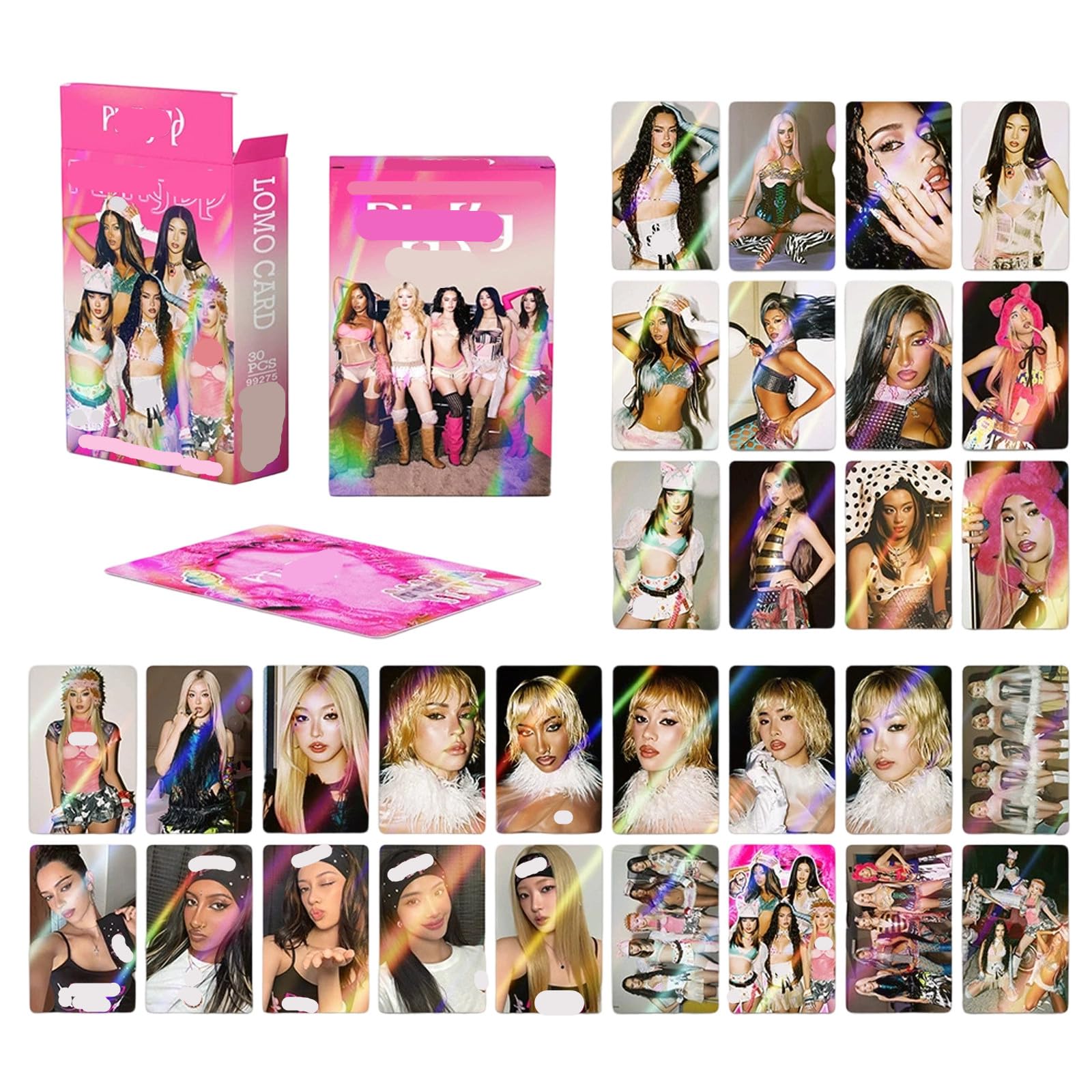 30PCS Katseye Photocards Album Beautiful Chaos Photocards Idol Album Pinky up Katseye Merch Photo Cards Swts Team Merchandise Photocards Gift for Fans A05 โ image 1