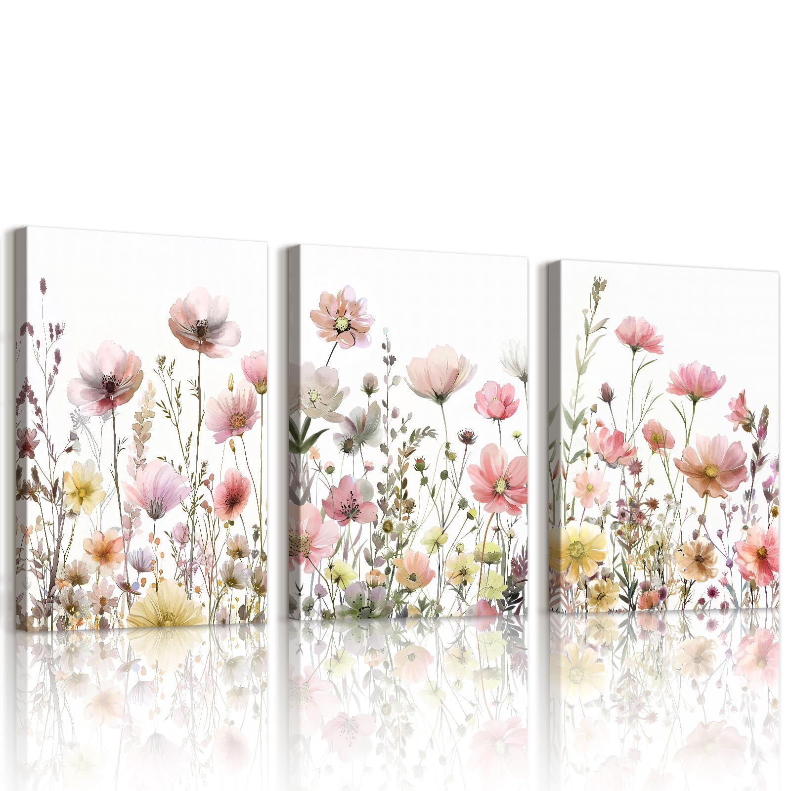 WENGTIAO Set van 3 Paardenbloem Canvas Muurkunst Afdrukken Ingelijst Foto's Modern Minimalistisch Zwart Wit Bloemen Schilderij op Canvas voor Woonkamer Slaapkamer Huis Wanddecoratie 40x60cmx3 : WENGTIAO WENGTIAO Set van 3 Paardenbloem Canvas Muurkunst Afdrukken Ingelijst Foto's Modern Minimalistisch Zwart Wit Bloemen Schilderij op Canvas voor Woonkamer Slaapkamer Huis Wanddecoratie 40x60cmx3 : WENGTIAO