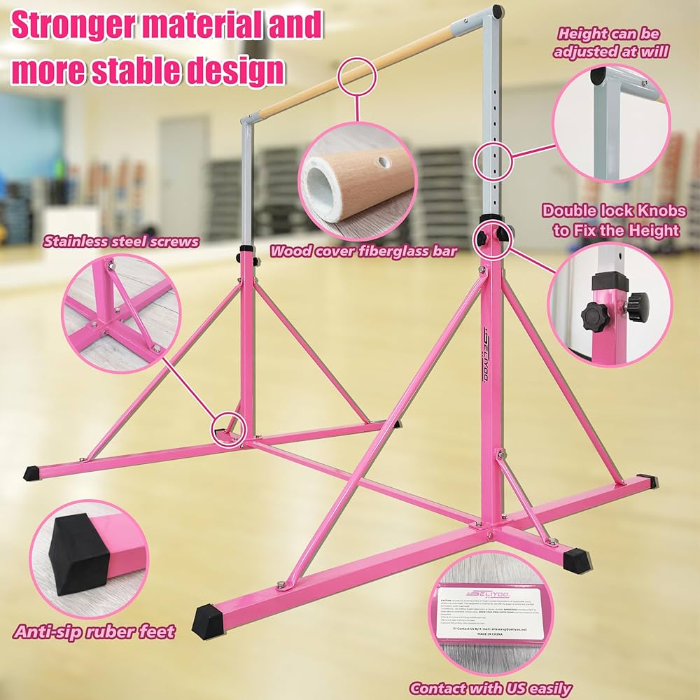 Amazon.com : Seliyoo Gymnastics Bar -Gymnastic Kip Bar, Kids