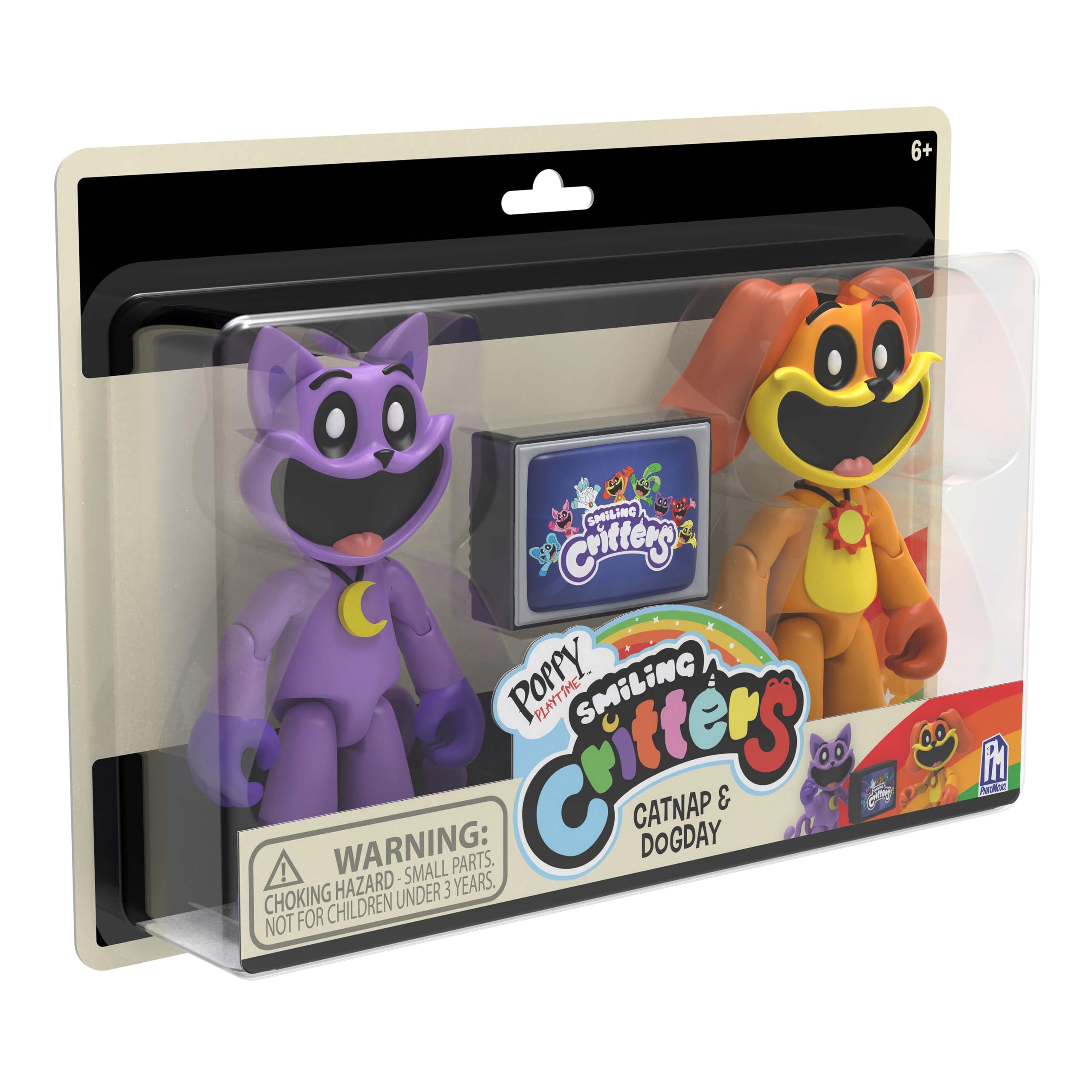 Critters フィギュア 3体セット Amazon.com: Poppy Playtime - Smiling Critters Action Figure 2-Pack